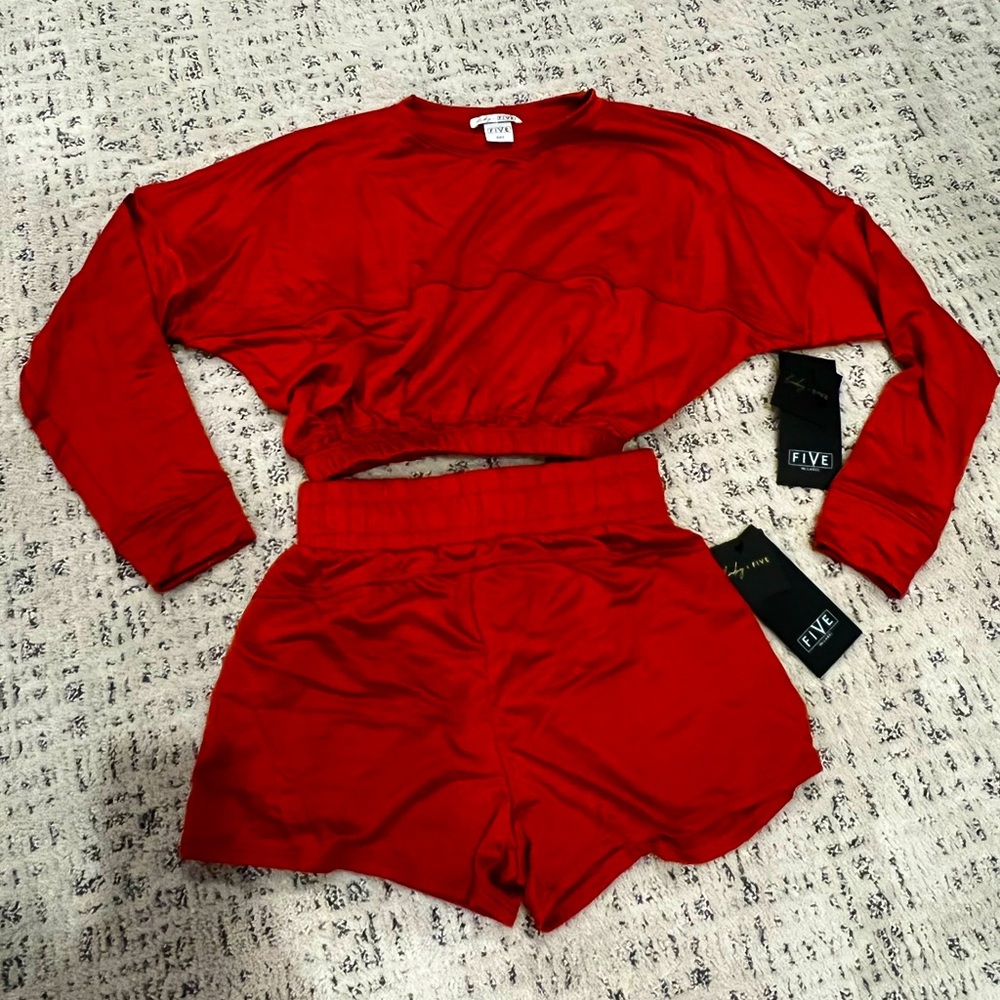 Five dancewear matching set, brand new, size XXS